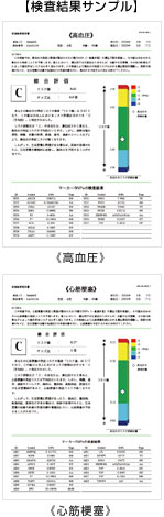 検査結果報告書サンプル画像